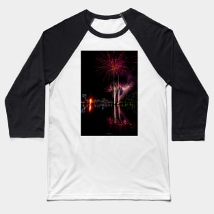 Winter Firelight Festival, Docklands, Melbourne, Victoria, Australia. Baseball T-Shirt